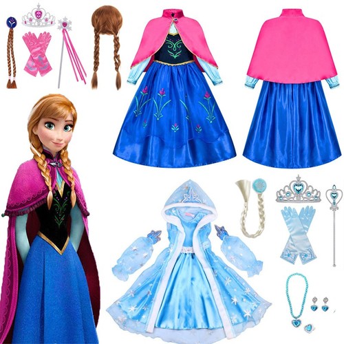 Costume principessa anna elsa - costume,