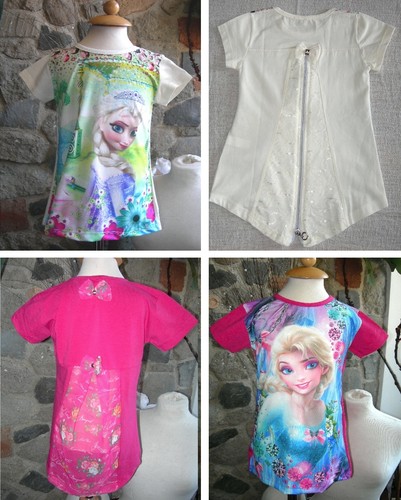 Frozen maglia bambina decoro - maglia,