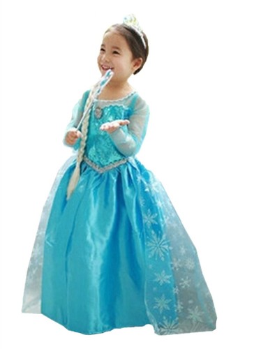 Elsa anna vestito fantasia - &,