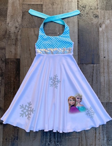 Abito bambina anna elsa frozen - bambina,